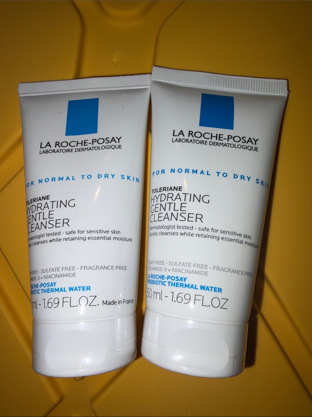 🌴La Roche-Posay Toleriane Hydrating Gentle Cleanser Bundle of Two 50 ml each